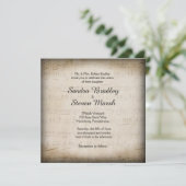 Elegant Music Wedding Invitation Kaart (Staand voorkant)