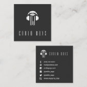 Elegant musical minimalism Visitekaartje (Voorkant / Achterkant)