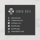 Elegant musical minimalism Visitekaartje (Achterkant)