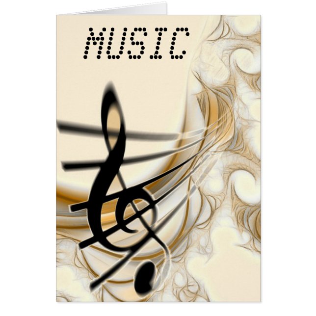 Elegant Musical Note (Voorkant)