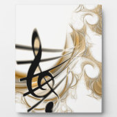 Elegant Musical Note Fotoplaat (Voorkant)