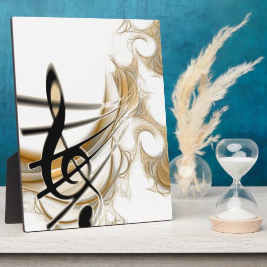 Elegant Musical Note Fotoplaat (Zijkant)