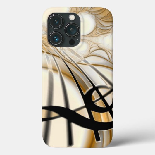 Elegant Musical Note iPhone 13 Pro Hoesje (Achterkant)