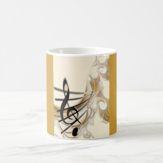 Elegant Musical Note Koffiemok (Center)