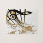 Elegant Musical Note Legpuzzel (Horizontaal)