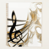 Elegant Musical Note Planner (Voorkant)