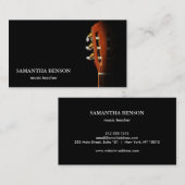 Elegant Musician Visitekaartje (Voorkant / Achterkant)