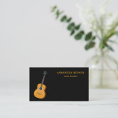 Elegant Musician Visitekaartje (Staand voorkant)