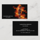 Elegant Musician Visitekaartje (Voorkant / Achterkant)