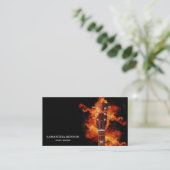 Elegant Musician Visitekaartje (Staand voorkant)