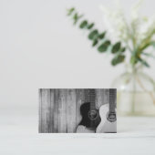 Elegant Musician Visitekaartje (Staand voorkant)