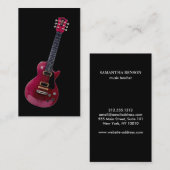 Elegant Musician  Visitekaartje (Voorkant / Achterkant)