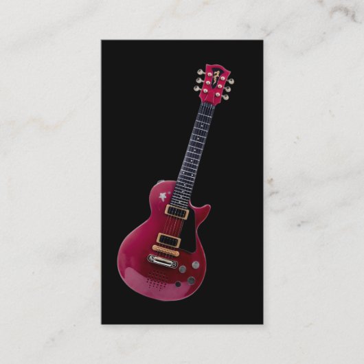 Elegant Musician  Visitekaartje (Voorkant)