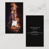Elegant Musician Visitekaartje (Voorkant / Achterkant)