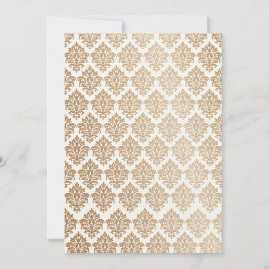 Elegant Muslim bruiloft Uitnodigingen (Achterkant)