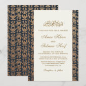 Elegant Muslim bruiloft Uitnodigingen (Voorkant / Achterkant)