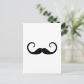 Elegant Mustache Briefkaart (Staand voorkant)