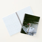 Elegant Mute Swan Notitieboek (Binnen)