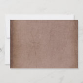 Elegant Muted Autumn Flowers Herfst Funeral Invita Kaart (Achterkant)