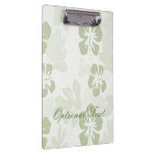Elegant Muted Sage Hibiscus Pattern Klembord (Rechts)