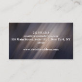 Elegant muziekdocent Piano Keys Musical Visitekaartje (Achterkant)