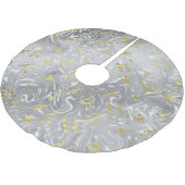 elegant muzieknoten patroon kerstboom rok (Gekanteld)