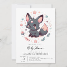 Elegant Mythical Fox Baby shower