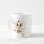 Elegant N90 en smakelijke 90e verjaardag Mok Gift (Voorkant links)