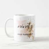 Elegant N90 en smakelijke 90e verjaardag Mok Gift (Links)