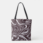 Elegant Naadloos Patroon Schouder Canvas tas (Achterkant)