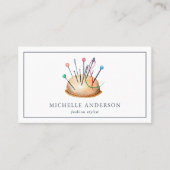 Elegant naaigarens Tailor Visitekaartje (Voorkant)