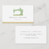 Elegant naaiwerk Logo Visitekaartje (Voorkant / Achterkant)