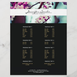 ELEGANT NAAM met KERSENBLOESEM Flyer
