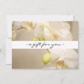 ELEGANT NAAM met ORCHIDS-cadeaubon (Voorkant)