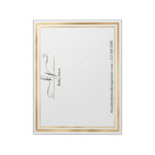 Elegant naam | Van het bureau van het Notitieblok (Linkerzijde)