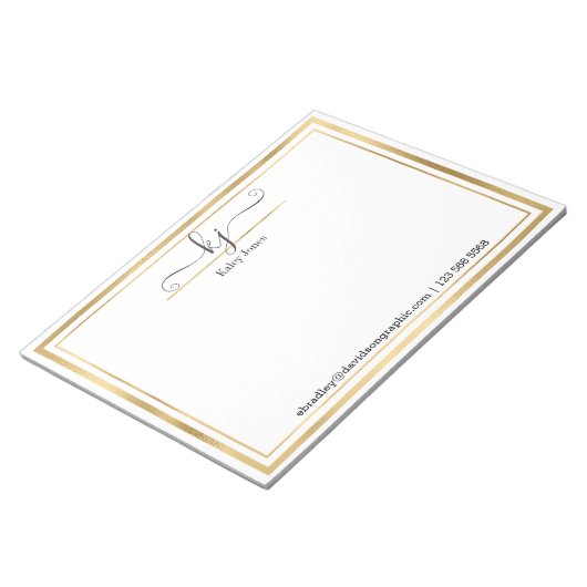 Elegant naam | Van het bureau van het Notitieblok (Schuin)