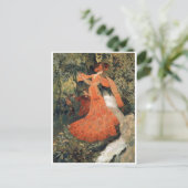 Elegant nabij een lente, briefkaart (Staand voorkant)