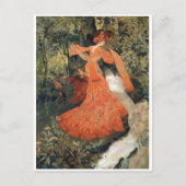 Elegant nabij een lente, briefkaart (Voorkant)