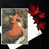 Elegant nabij een lente, briefkaart