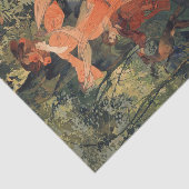 Elegant nabij een lente, ontkoppeld tissuepapier (Detail)