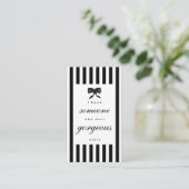 Elegant Nail Artist Beaty Salon Manicure QR Code  Visitekaartje (Staand voorkant)