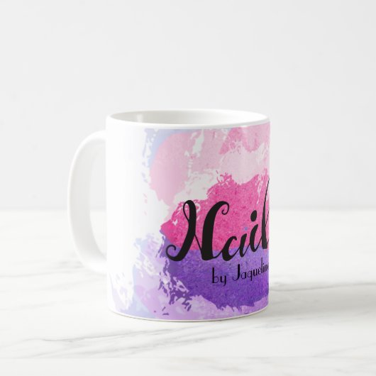 Elegant Nail-technicus Koffiemok (Voorkant links)