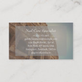 Elegant Nails Visitekaartje – Bewerkbaar & Profess (Achterkant)