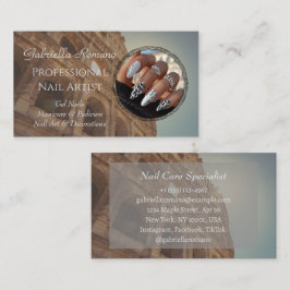 Elegant Nails Visitekaartje – Bewerkbaar & Profess