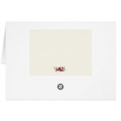 Elegant najaar Waterverf Floral Hartelijk dank (Achterkant Horizontaal)