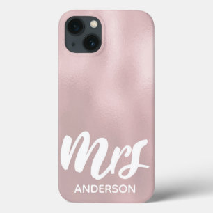 Elegant nam Bruid Gouden Mevr. Surname toe Case-Mate iPhone Case