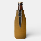 Elegant namaak geborsteld brons flesjeskoeler (Fles Achterkant)