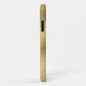 Elegant namaak geborsteld goud Case-Mate iPhone case (Achterkant/rechts)