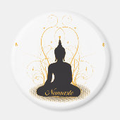 Elegant Namaste Buddha Magneet (Voorkant)