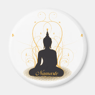 Elegant Namaste Buddha Magneet